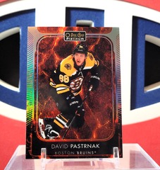 David Pastrnak 2021-22 - Hot magma /499 O-Pee-Chee Platinum Upper Deck